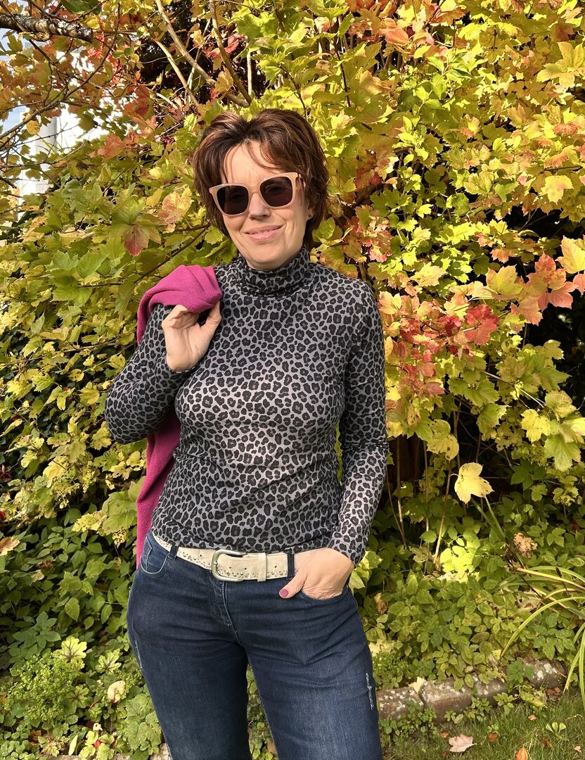 Designbeispiel: lillesol women No.99 Slim Fit Rollkragenpulli