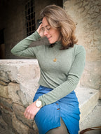 Designbeispiel: lillesol women No.99 Slim Fit Rollkragenpulli