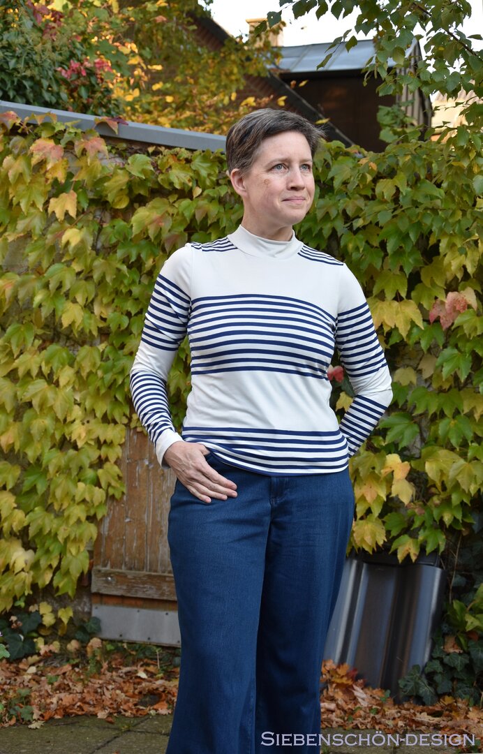 Designbeispiel: lillesol women No.99 Slim Fit Rollkragenpulli