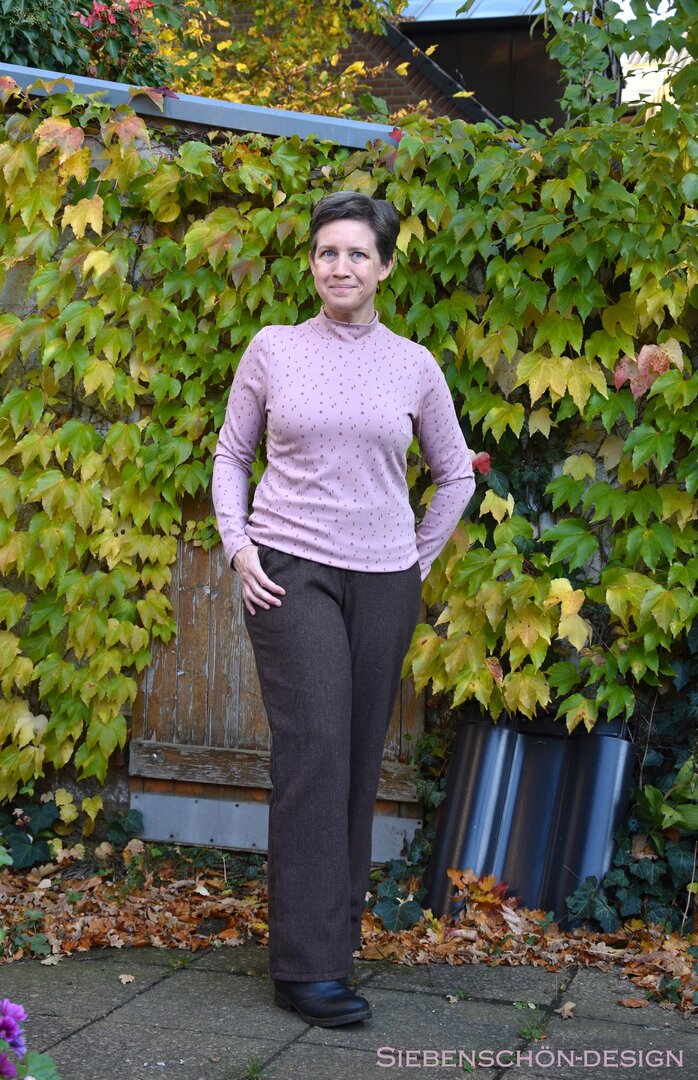 Designbeispiel: lillesol women No.99 Slim Fit Rollkragenpulli