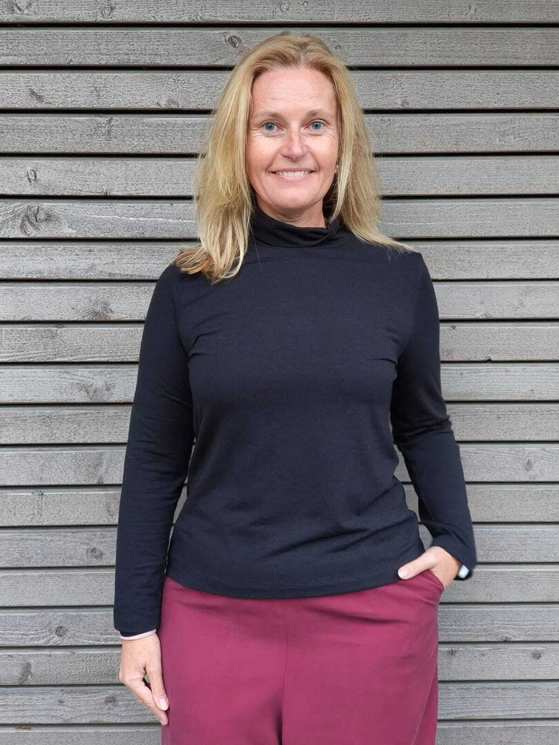 Designbeispiel: lillesol women No.99 Slim Fit Rollkragenpulli