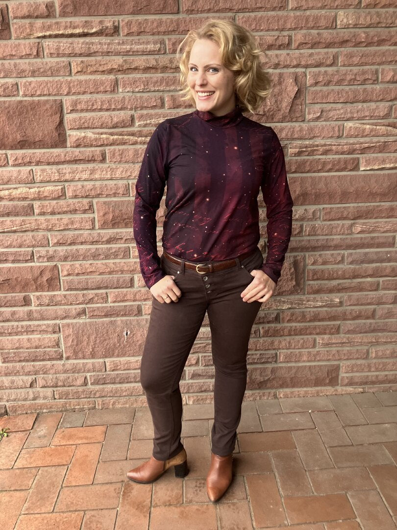 Designbeispiel: lillesol women No.99 Slim Fit Rollkragenpulli