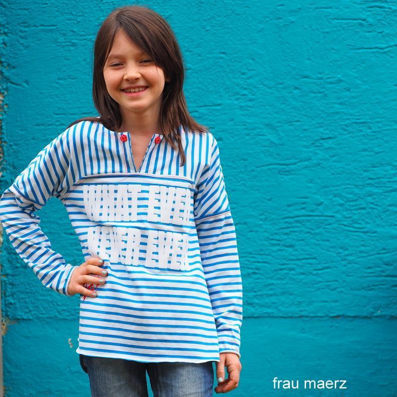 Designbeispiel: lillesol basics No.53 Frühlingsshirt