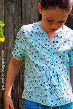 Designbeispiel: lillesol stars No.14 Evita-Bluse