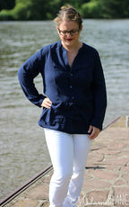 Ebook / Schnittmuster lillesol women No.20 Evita-Bluse *mit Video-Nähanleitung*