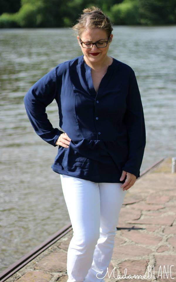 Ebook / Schnittmuster lillesol women No.20 Evita-Bluse *mit Video-Nähanleitung*