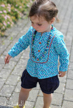 Designbeispiel: lillesol stars No.14 Evita-Bluse