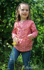 Designbeispiel: lillesol stars No.14 Evita-Bluse