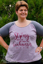 Designbeispiel: lillesol women No.19 Raglan-Kleid & Shirt