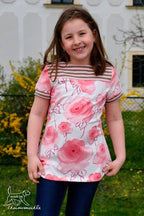 Designbeispiel: lillesol basics No.47 Frühlingskombi Kleid & Shirt