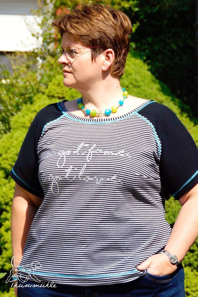 Designbeispiel: lillesol women No.19 Raglan-Kleid & Shirt