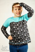 Designbeispiel: lillesol basics No.53 Frühlingsshirt