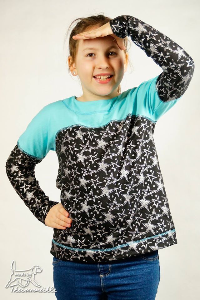 Designbeispiel: lillesol basics No.53 Frühlingsshirt