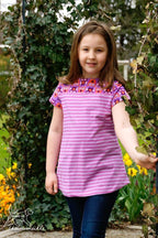Designbeispiel: lillesol basics No.47 Frühlingskombi Kleid & Shirt