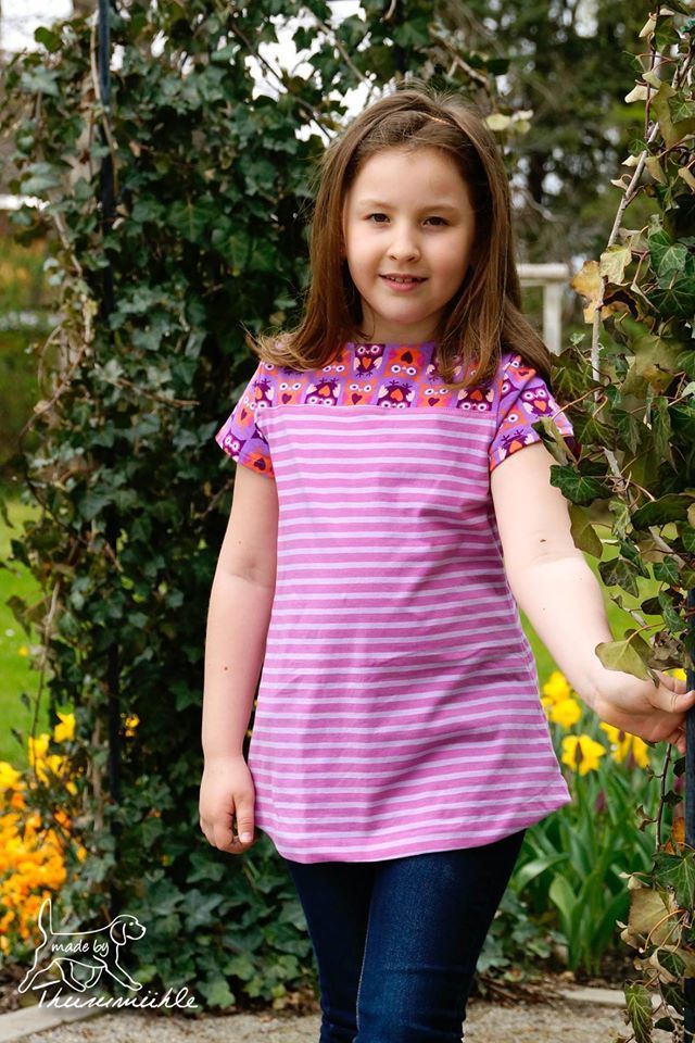 Designbeispiel: lillesol basics No.47 Frühlingskombi Kleid & Shirt