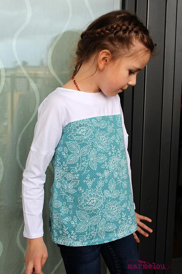 Designbeispiel: lillesol basics No.53 Frühlingsshirt