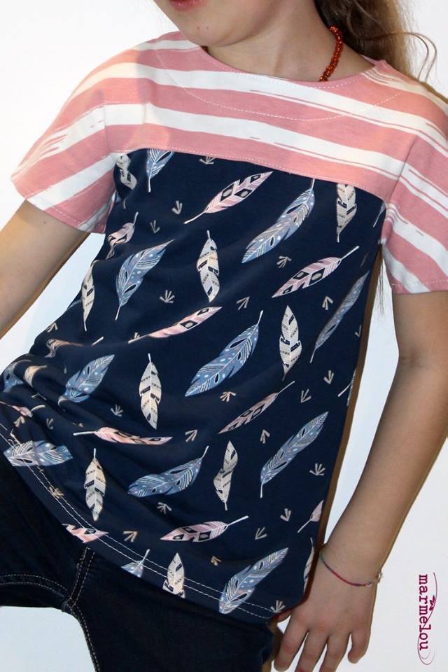 Designbeispiel: lillesol basics No.53 Frühlingsshirt