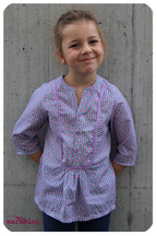 Designbeispiel: lillesol stars No.14 Evita-Bluse