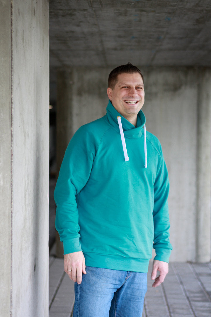 Designbeispiel: lillesol men No.2 Raglan-Hoodie