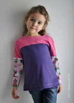 Designbeispiel: lillesol basics No.53 Frühlingsshirt