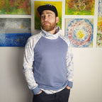Designbeispiel: lillesol men No.2 Raglan-Hoodie