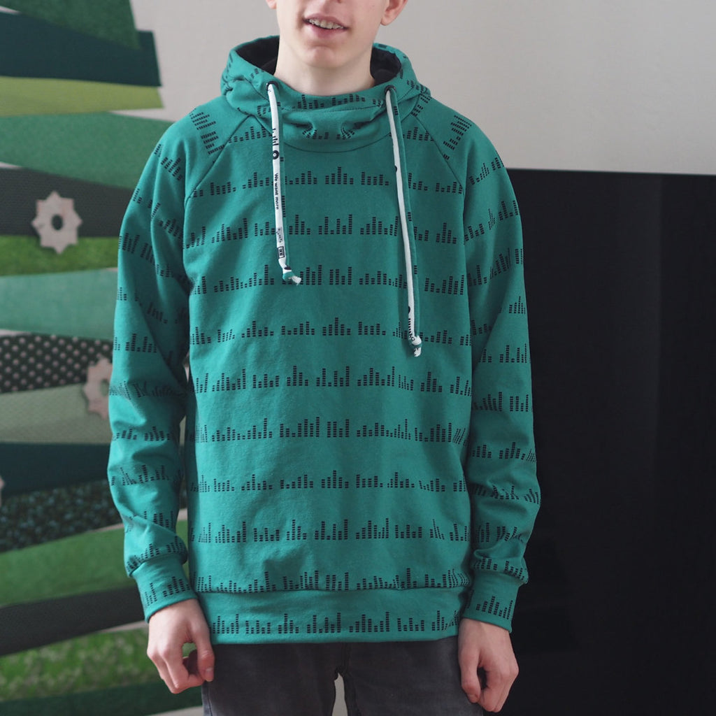 Designbeispiel: lillesol men No.2 Raglan-Hoodie