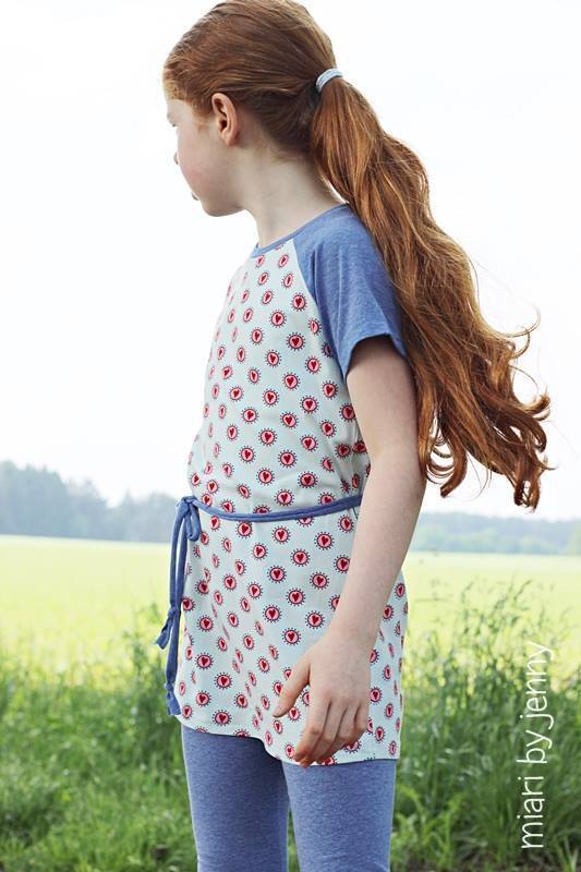 Designbeispiel: lillesol basics No.48 Knotenraglan Shirt & Tunika
