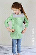 Designbeispiel: lillesol basics No.47 Frühlingskombi Kleid & Shirt