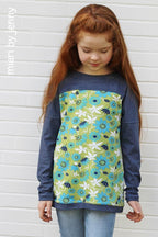 Designbeispiel: lillesol basics No.53 Frühlingsshirt