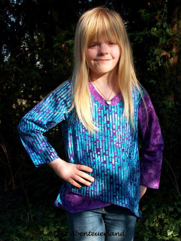 Designbeispiel: lillesol stars No.13 Verano-Bluse