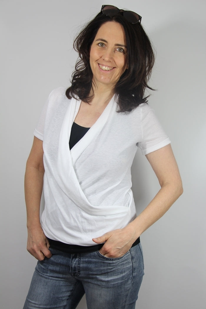 Designbeispiel: lillesol women No.41 Wickelshirt