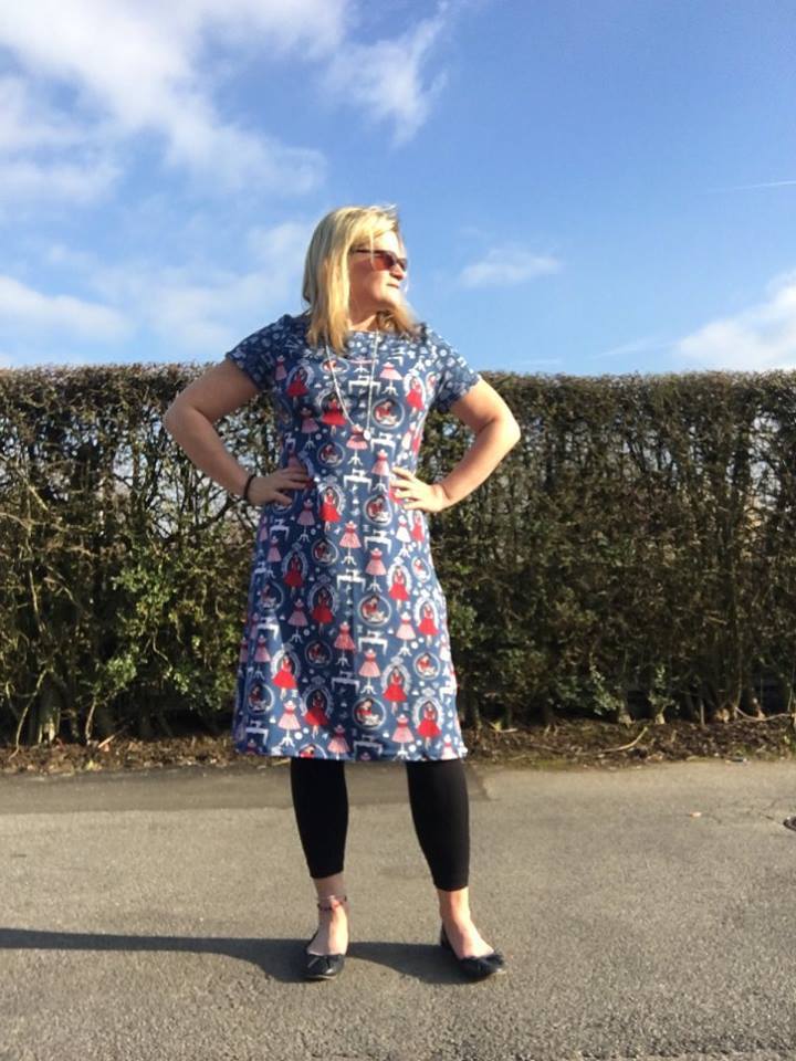 Designbeispiel: lillesol women No.18 Frühlingskombi Kleid & Shirt