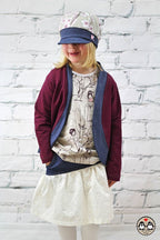 Designbeispiel: lillesol basics No.54 Cardigan mit Schalkragen