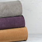 Cord Jersey - elastisch mit klassischer Rillenstruktur - dusty blue