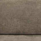 Cord Jersey - elastisch mit klassischer Rillenstruktur - taupe