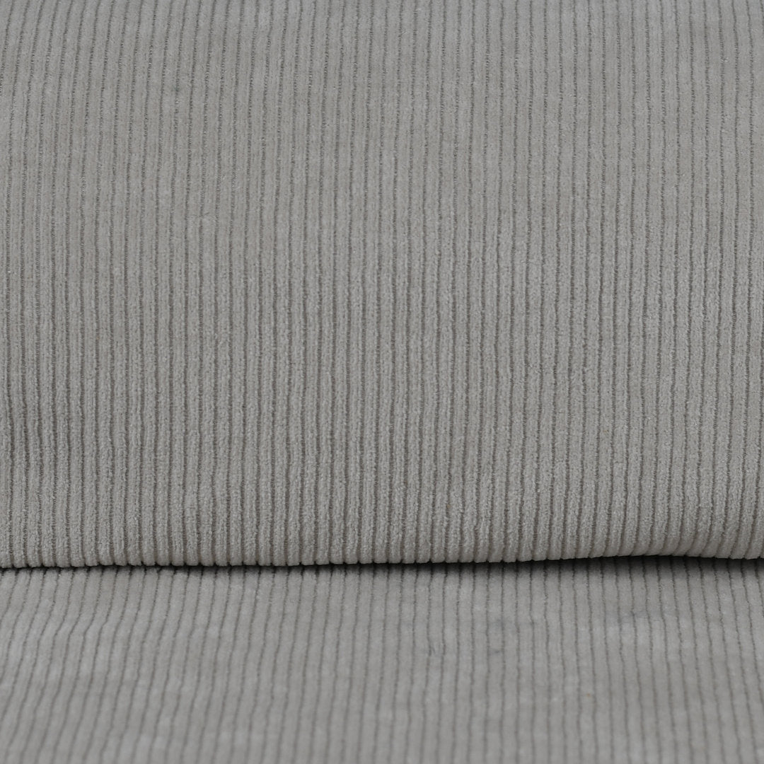 Cord Jersey - elastisch mit klassischer Rillenstruktur - sand