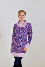 Designbeispiel: lillesol women No.32 Shirt mit Kuschelkragen