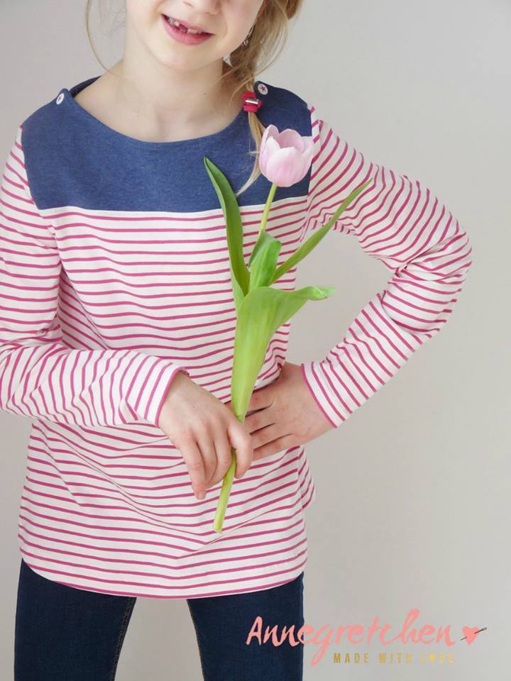 Designbeispiel: lillesol basics No.47 Frühlingskombi Kleid & Shirt