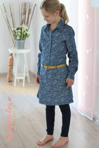 Designbeispiel: lillesol stars No.15 Jeanskleid