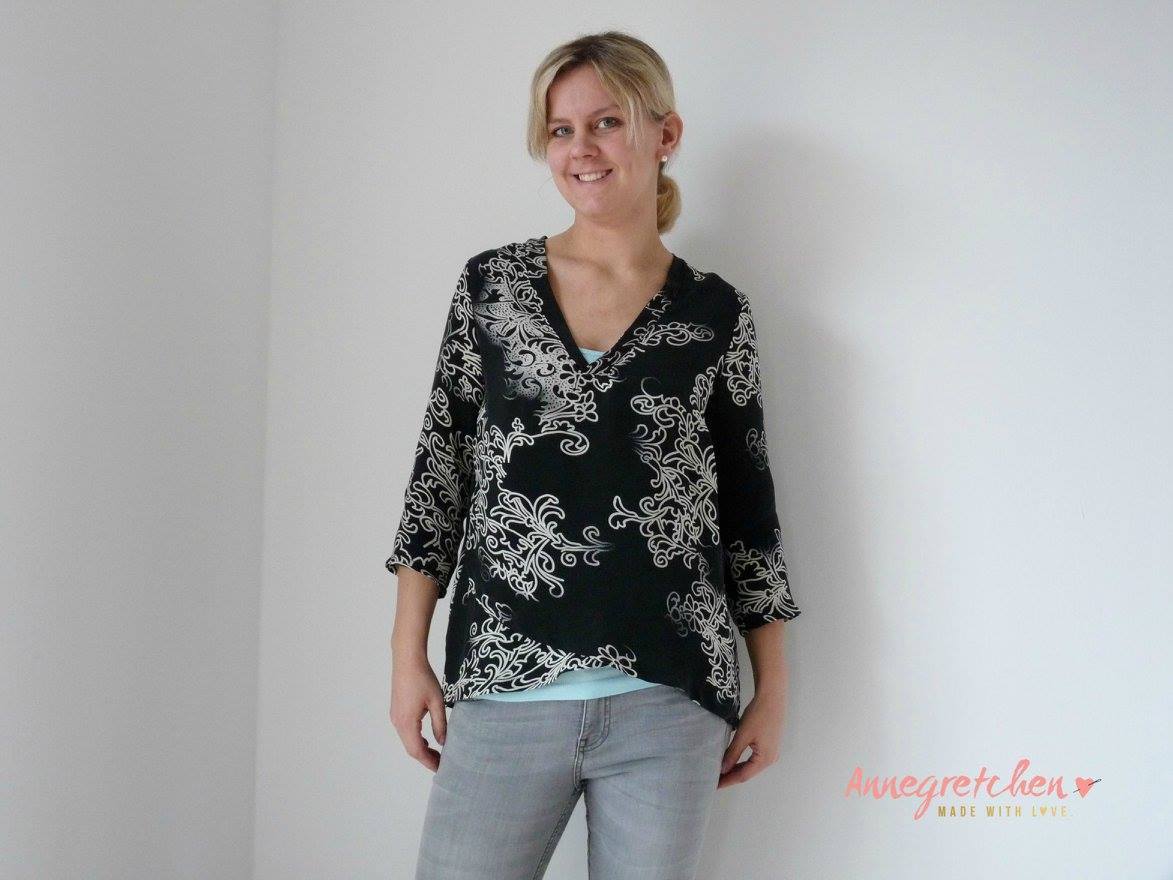 Designbeispiel: lillesol women No.17 Verano-Bluse