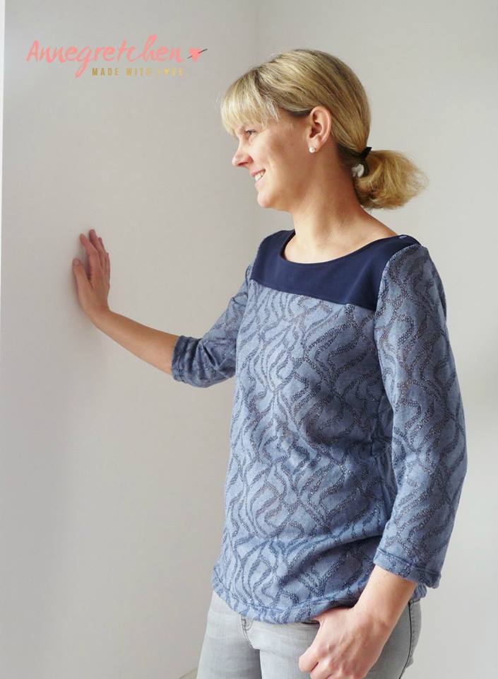 Designbeispiel: lillesol women No.18 Frühlingskombi Kleid & Shirt