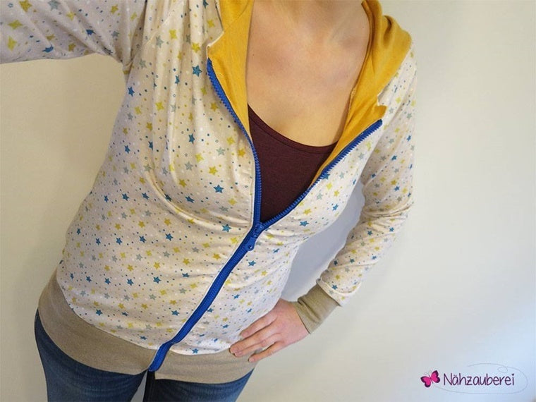 Designbeispiel: lillesol women No.15 Kapuzenjacke