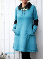Designbeispiel: lillesol women No.13 Winterkombi Kleid & Shirt