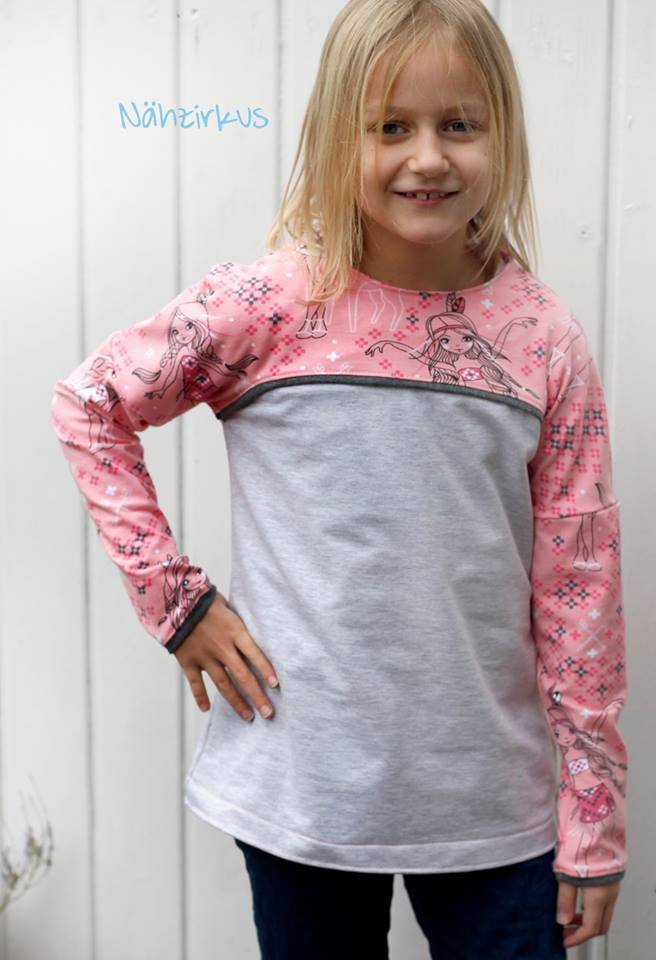 Designbeispiel: lillesol basics No.53 Frühlingsshirt