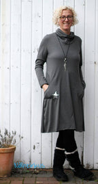 Designbeispiel: lillesol women No.13 Winterkombi Kleid & Shirt