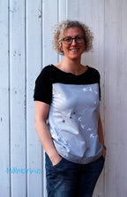 Designbeispiel: lillesol women No.18 Frühlingskombi Kleid & Shirt