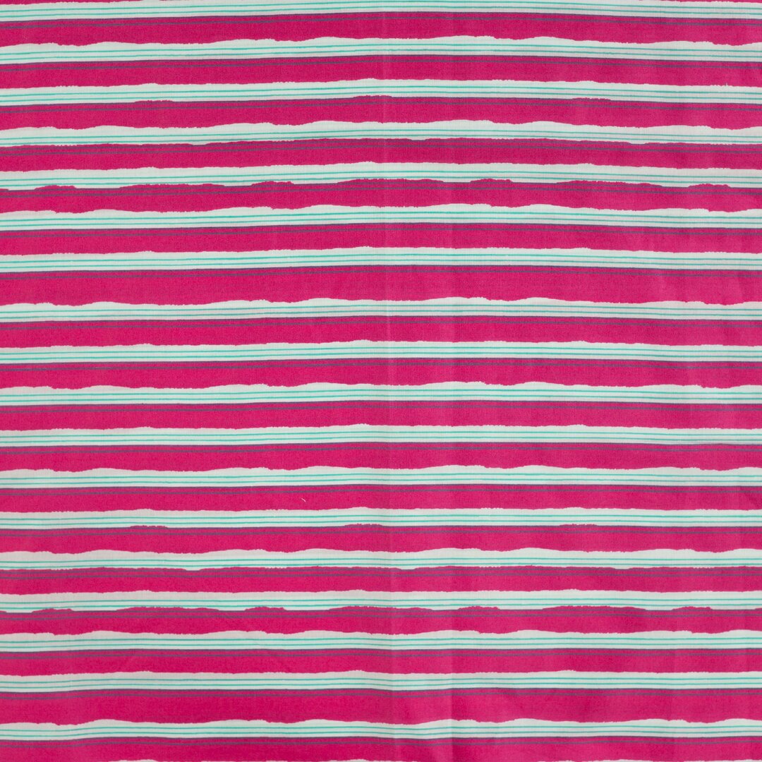 Baumwoll Voile "stripes" - pink