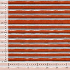 Baumwoll Voile "stripes" - cognac