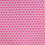 Baumwoll Voile "abstract" - pink/weiß