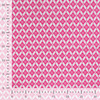 Baumwoll Voile "abstract" - pink/weiß